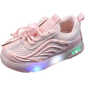 Kids Toddler Light Up Flashing Shoes Girls Boys Lightweight Breathable Flat Walking Sneaker Sport Shoes for Kids