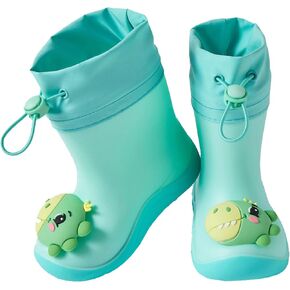 Baby Heels Shoes Toddlers Children Rain Shoes Boys and Girls Water Shoes Dinosaur Rain Shoes Toddler Shoes Size 8 Boy