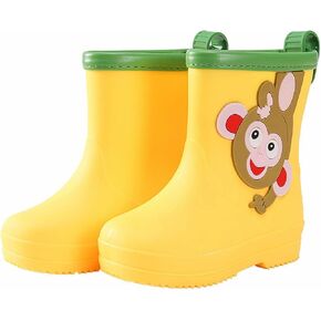 Girl Baby Shoes Monkey Main Rain Shoes Children's Rain Shoes Boys and Girls Water Shoes Baby Rain Boy Socks 6 Months