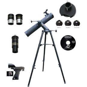 Cassini 1100mm X 102mm Astronomical Tracker Mount Telescope Kit with Color Filter Wheel
