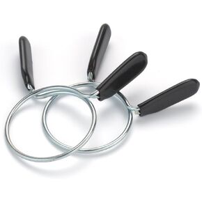 Woodriver Single-Loop Ez-Squeeze Hose Clamps, 2-Piece, 2-1/2"
