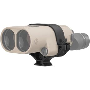 SIG SAUER ZULU6 HDX PRO Binocular Adapter - SOZ6B150 | Compact Lightweight Polymer Binocular Mounting Hinge Clamp Adapter with 1/4"-20 Insert