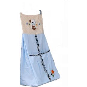 Blue Dog Nursery Diaper Stacker Sport Puppy Diaper Hanging Bag (Blue Sport puppy)