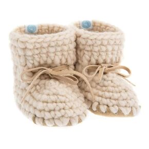 Sweater Moccs - Ivory - Size 6-12 Month