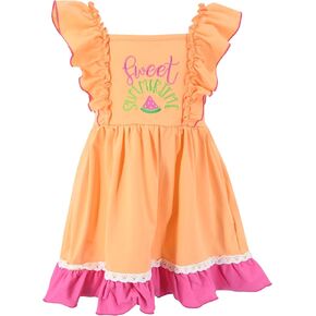 Unique Baby Girls Smocked Holiday Dress for Big Kids and Toddler Outfit Clothes with Embroidery in Saudi Arabia