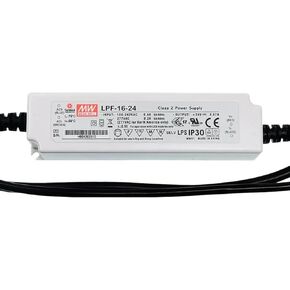 LED Waterproof Power Supply LPF-16 16W 24V30V36V PFC Plastic case for Lighting and so on(LPF-16-30V)