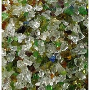 Black Beauty FINE Crushed Glass Abrasive (25 lbs)