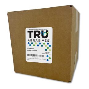Tru Abrasives Crushed Glass - 40 lbs. - Medium 40/70 Mesh