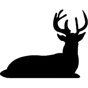 Woodcraft Project Paper Plan To Build Resting Buck Shadow - Material Not Included