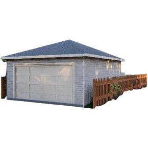 20’x25’ Garage Plans – Includes Floor Plan, Elevations, Sections, Foundation & Roof Details, Construction Notes