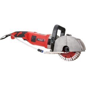 Industrial Slotting Machine 400W with 36mm Planing Depth, 33mm Width, Vacuum Connector, Water Pump for Concrete Grooving