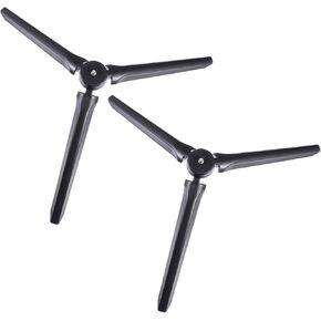 NUOBESTY 2PCS Folding Video Tripod with Slip Feet for Stable Streaming and Photography Screw for Wide Compatibility for Travel and Home Use