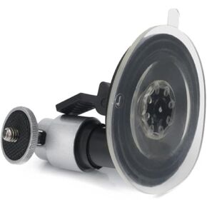 STOBOK Mini Car Camera Holder with Suction Cup Mount Dashboard Tripod Stand for Video Recording and Photography Vehicles Silver Random Color