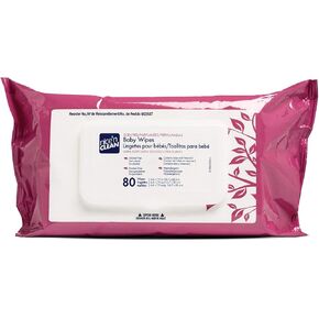 Nice'n Clean Baby Wipe Soft Pack Aloe/Vitamin E Scented 80 Count, M225XT - Case of 960