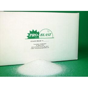GLASS BEAD #3 - Large Diameter Bead - 25 lbs. - Sand Blast Cabinet BLASTING MEDIA - By Tacoma Company