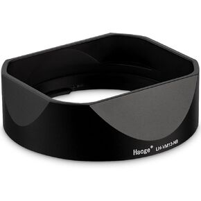 Haoge Square Square Metal Lens Bayonet Hood for Voigtlander 35mm F2 35mm F1.5 28mm F2.0 Type I & II Ultron Aspherical Line Leica VM Mount Lens LH-VM13P-NB استبدال LH-12 LH-4N