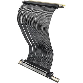PCIE 5.0 X16 Right Angled Extension Cable for Vertical GPU Mounting in Case with Fast Speed Data Transfer for Server