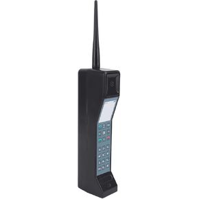 Retro Cell Phone Model, Retro Brick Cell Phone Ornament Exquisite for Study (White)