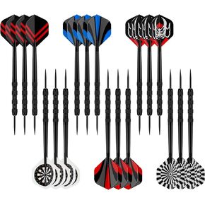 لعبة السهام ذات الطرف الفولاذي من أكمور، السهام ذات الطرف المعدني الاحترافي، السهام الفولاذية القابلة للفصل، 18 قطعة in Kuwait