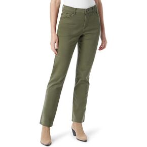 Gloria Vanderbilt Women's Amanda Classic High Rise Tapered Jean, Terracotta in Kuwait