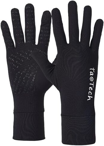 Inner Gloves Touch Panel Smartphone Operation Thin Full Finger 5 Finger Gloves Elastic Stretch in Kuwait