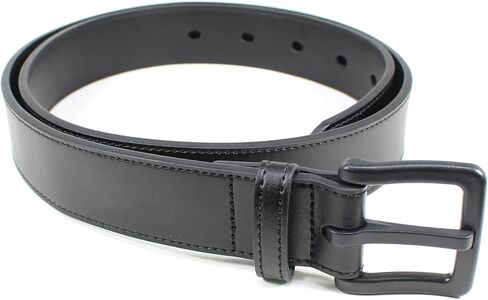 BC Belts Men's Metal Free Full Grain Leather Belt - Hypoallergenic No Nickel and TSA Approved in Kuwait
