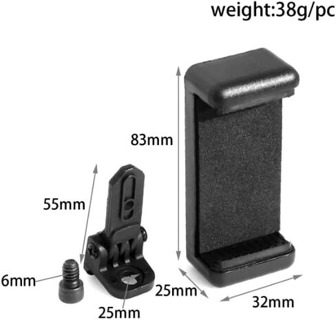 1/8 1/10 RC cars Mapping Video Camera Mount Remote Control Transmitter Cell Phone Mount Universal Mount For Fuse FS-G7P FS-NB4+ Flysky G11P Remote Control RC cars boat parts mount R101 (R199) in Saudi Arabia