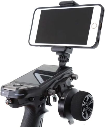 1/8 1/10 RC cars Mapping Video Camera Mount Remote Control Transmitter Cell Phone Mount Universal Mount For Fuse FS-G7P FS-NB4+ Flysky G11P Remote Control RC cars boat parts mount R101 (R199) in Saudi Arabia