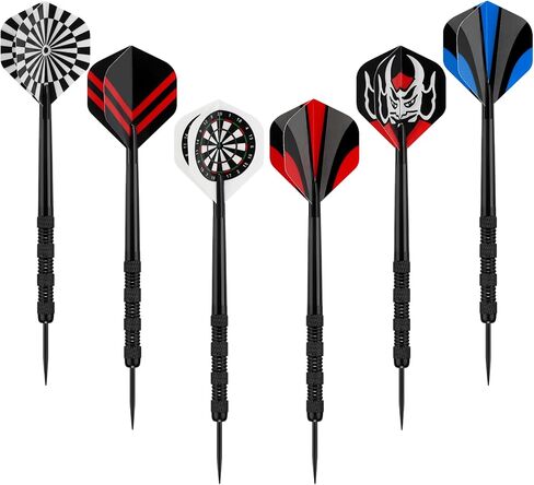 اكسمور سهام بطرف من الستيل، سهام معدنية احترافية، سهام ستيل قابلة للفصل، 18 قطعة in Kuwait