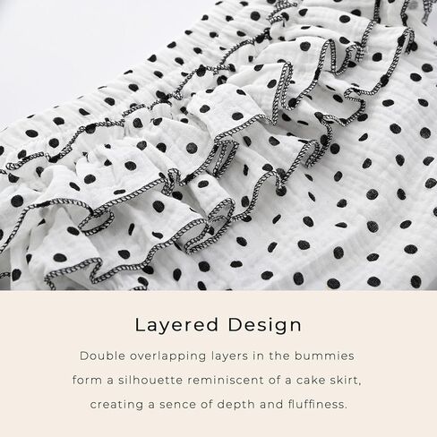 Enfants Chéris Baby Ruffle Bloomers 100% Cotton Muslin Diaper Covers for Girls 6 Months - 3 Years in Kuwait