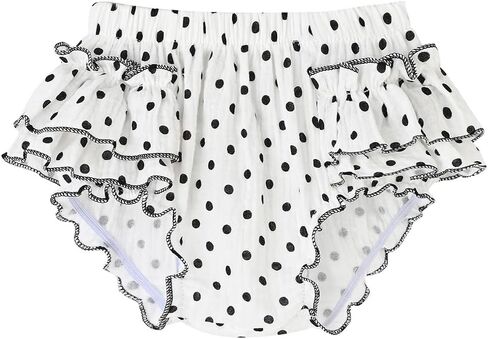 Enfants Chéris Baby Ruffle Bloomers 100% Cotton Muslin Diaper Covers for Girls 6 Months - 3 Years in Kuwait