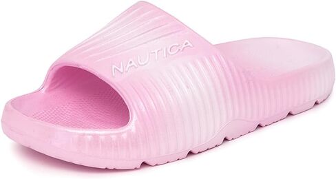 Nautica Kids Boys Youth Athletic Slide Slip-On Sandal -Big Kid/Little Kid in Saudi Arabia