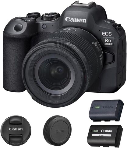 Canon EOS R6 Mark II Mirrorless Camera | Body Only Bundled with LP-E6P Lithium-Ion Battery in Saudi Arabia
