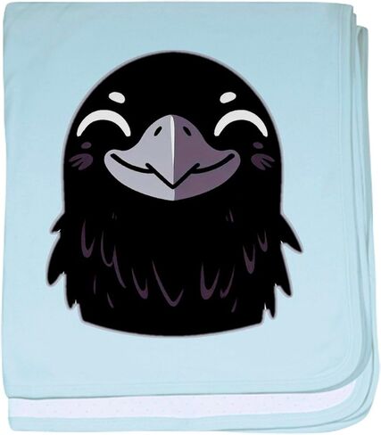 CafePress Cartoon Raven Smiling Baby Blanket, Super Soft Newborn Swaddle in Saudi Arabia