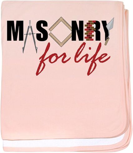 CafePress Masonry for Life Baby Blanket, Super Soft Newborn Swaddle in Saudi Arabia