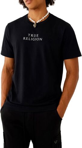 True Religion Men's Ss City Stamp Tee in Saudi Arabia