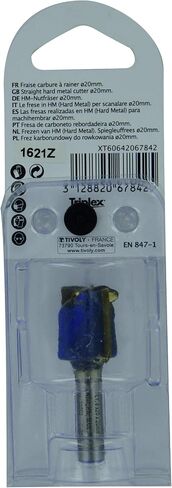 1 Straight Router Bit Ø 15mm - Carbide Blade Diamond Sharpened - 5/16" - 8mm Shank in Kuwait
