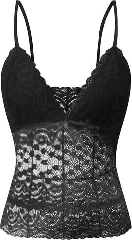 Women Fashion Print Mesh Lingerie Lace Lingerie Three Pieces Shorts Set Sexy Underwear Lace Maternity (Black, L) in Saudi Arabia