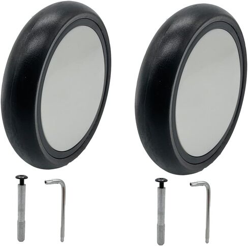 Stroller Replacement Rubber Wheels Front and Rear Wheel Stroller Accessory Compatible With Babyzen YOYO YOYA (1 PCS Front Wheel) in Saudi Arabia