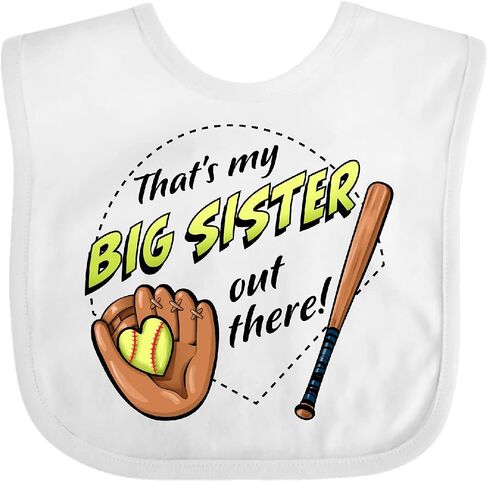 inktastic هذه أختي الكبرى هناك- Bib Baby Bib in Kuwait