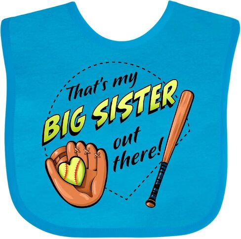 inktastic هذه أختي الكبرى هناك- Bib Baby Bib in Kuwait