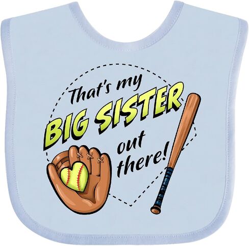inktastic هذه أختي الكبرى هناك- Bib Baby Bib in Kuwait