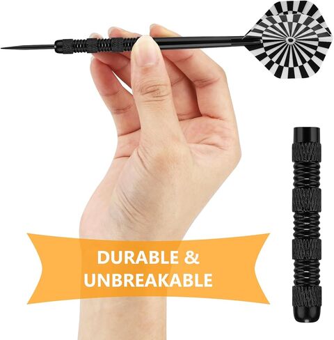 لعبة السهام ذات الطرف الفولاذي من أكمور، السهام ذات الطرف المعدني الاحترافي، السهام الفولاذية القابلة للفصل، 18 قطعة in Kuwait