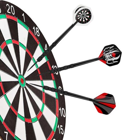 لعبة السهام ذات الطرف الفولاذي من أكمور، السهام ذات الطرف المعدني الاحترافي، السهام الفولاذية القابلة للفصل، 18 قطعة in Kuwait