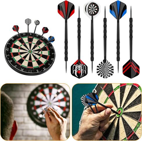 لعبة السهام ذات الطرف الفولاذي من أكمور، السهام ذات الطرف المعدني الاحترافي، السهام الفولاذية القابلة للفصل، 18 قطعة in Kuwait