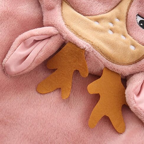 Toddler Kids Boys Girls 𝐂artoon Bath𝐫obe Hooded Warm Flannel Night 𝐑obe 𝐒leepwear Cute 𝐏ajamas Youth Large Pajamas in Saudi Arabia