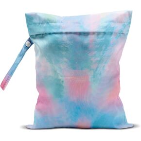 Wet Dry Bag, Wet Bag for Swimsuit, Travel, Beach, Pool, Diapers, Dirty Yoga Gym Clothes, Makeup Bag, Summer Vacation Essentials, Eucalyptus Palm Leaves Print Tropical Plant