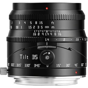 Ttartisan 35mm F1.4 APS-C TILT SHIFT LENS لـ Canon RF ، عدسة التركيز اليدوية الكبيرة الفتحة متوافقة مع Canon RF Mount Camera R7 ، R10 ، R50 ، R50 ، R50 ، R50 ، ECT