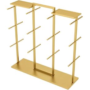 Clothing Store Underwear Racks, Multifunctional Retail Display Racks, Shorts Swimwear Socks Slippers Scarves Storage Hanger, Boutique Commercial Shelves ( Color : Gold , Size : 130x40x135CM/51.18x15.7