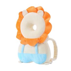 PandaEar Baby Head Protection Backpack, Toddler Walking Head Protector, Adjustable Head Protector Pad Safety Cushion (Orange)